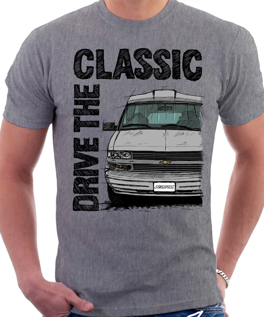 Drive The Classic Chevrolet Astro 2 Starcraft Late Model. T-shirt in  Heather Grey Colour