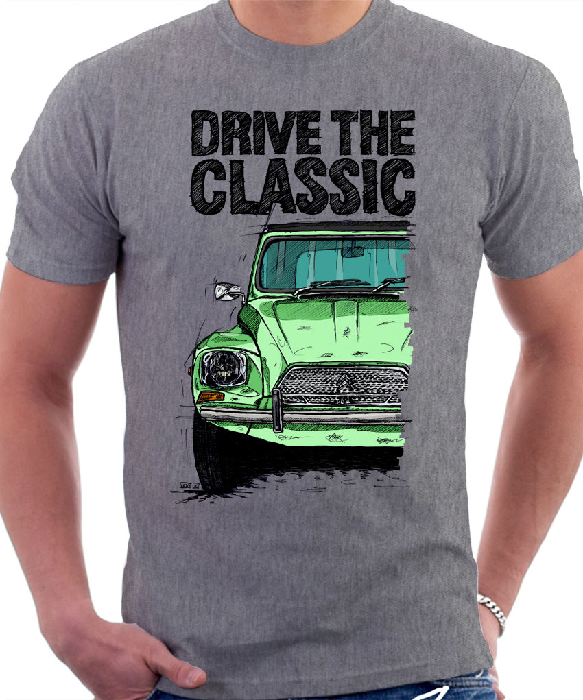 Drive The Classic Citroen Dyane Early Model Black Roof . T shirt