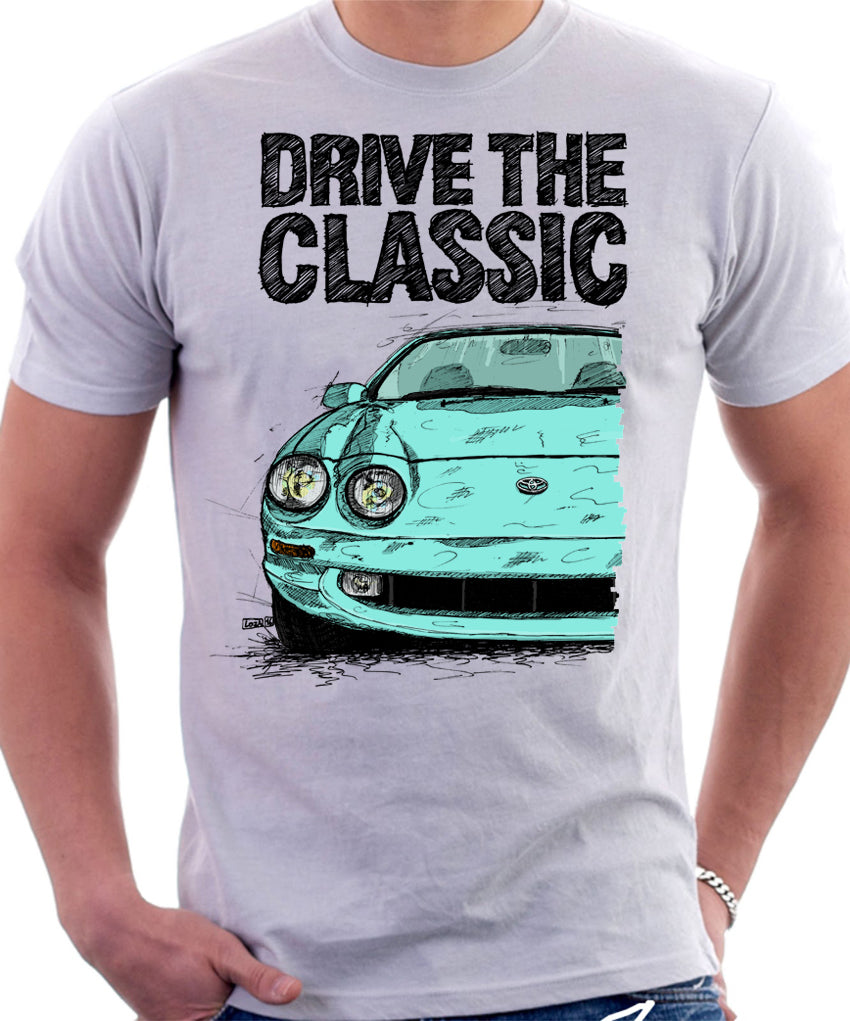 Drive The Classic Toyota Celica 6 Generation Prefacelift. T-shirt in W –  Automotive Art By Lukas Loza