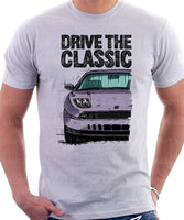 Drive The Classic Fiat Coupe Grille Version 2. T-shirt in White Colour