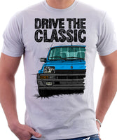 Drive The Classic R5 Turbo (Black Bumper). T-shirt in White Color