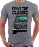 Drive The Classic R4 1961 Model. T-shirt in Heather Grey Colour