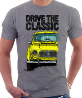 Drive The Classic R4 1961 Model. T-shirt in Heather Grey Colour