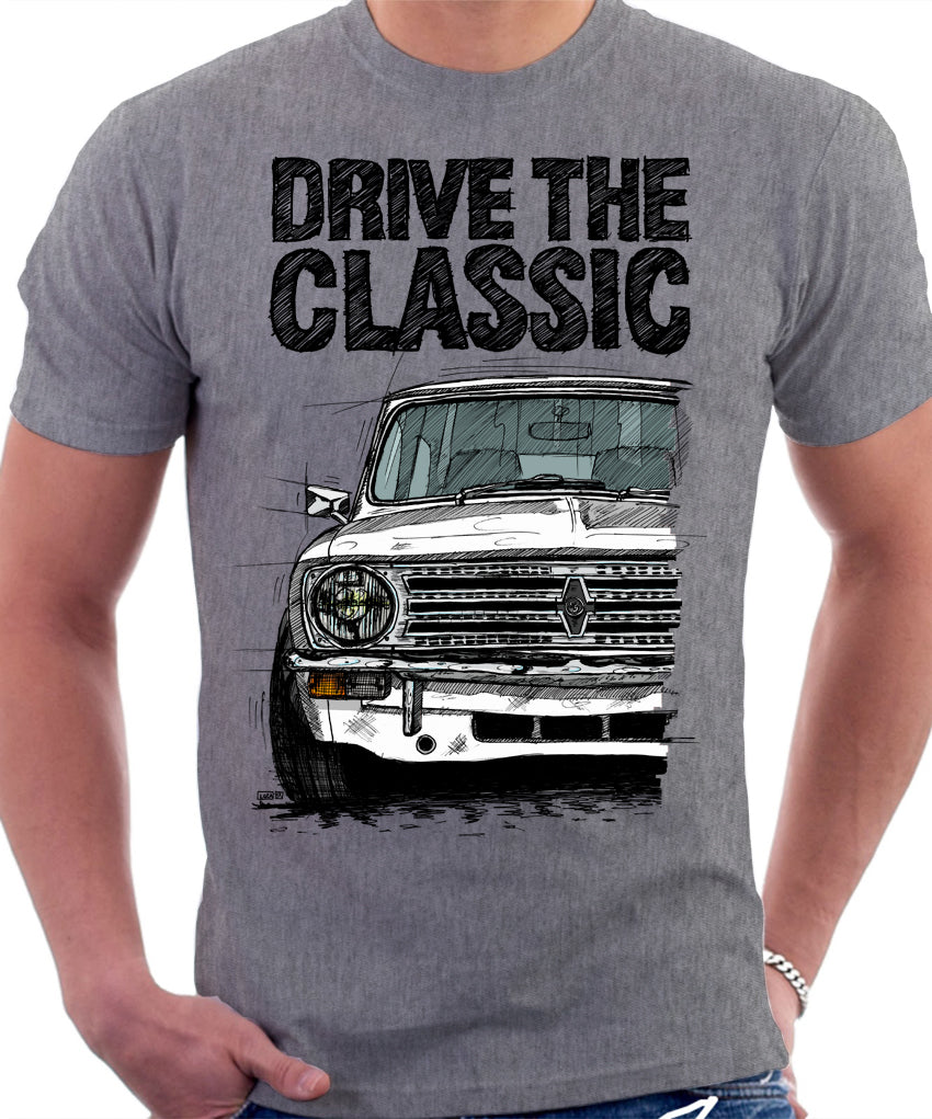 Drive The Classic Mini Clubman Chrome Grille. T-shirt in Heather Grey ...