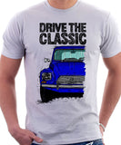 Drive The Classic Citroen Dyane Early Model. T-shirt in White Colour