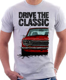 Drive The Classic Datsun 510/1600 Grille Version 2. T-shirt in White Colour