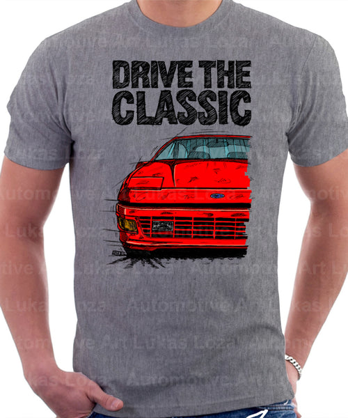 T-shirt White Classic By Art – Colour Lukas The in Drive Mustang. Ford Automotive Loza