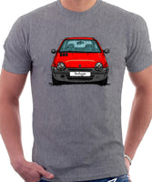 Renault Twingo Mid Model. T-shirt in Heather Grey Color