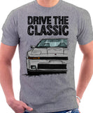 Drive The Classic Toyota Supra Mk3 Early Model. T-shirt in Heather Grey Colour